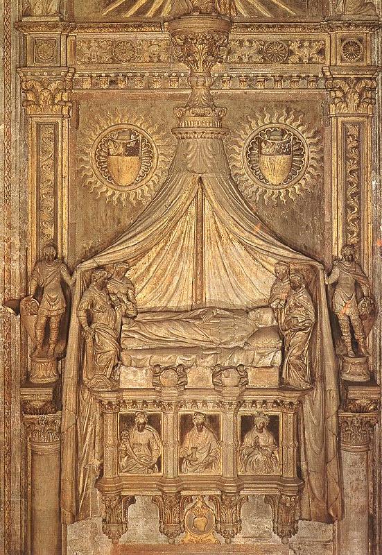 BREGNO, Antonio Monument of Francesco Foscari fgd oil painting image